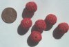 6 13mm Red Cinnabar Rounds